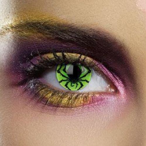 Green Spider Contact Lenses